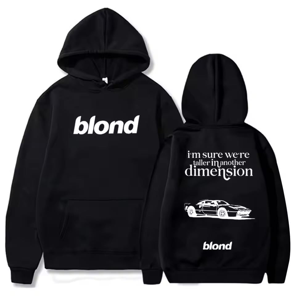 Frank Ocean: blond hoodie